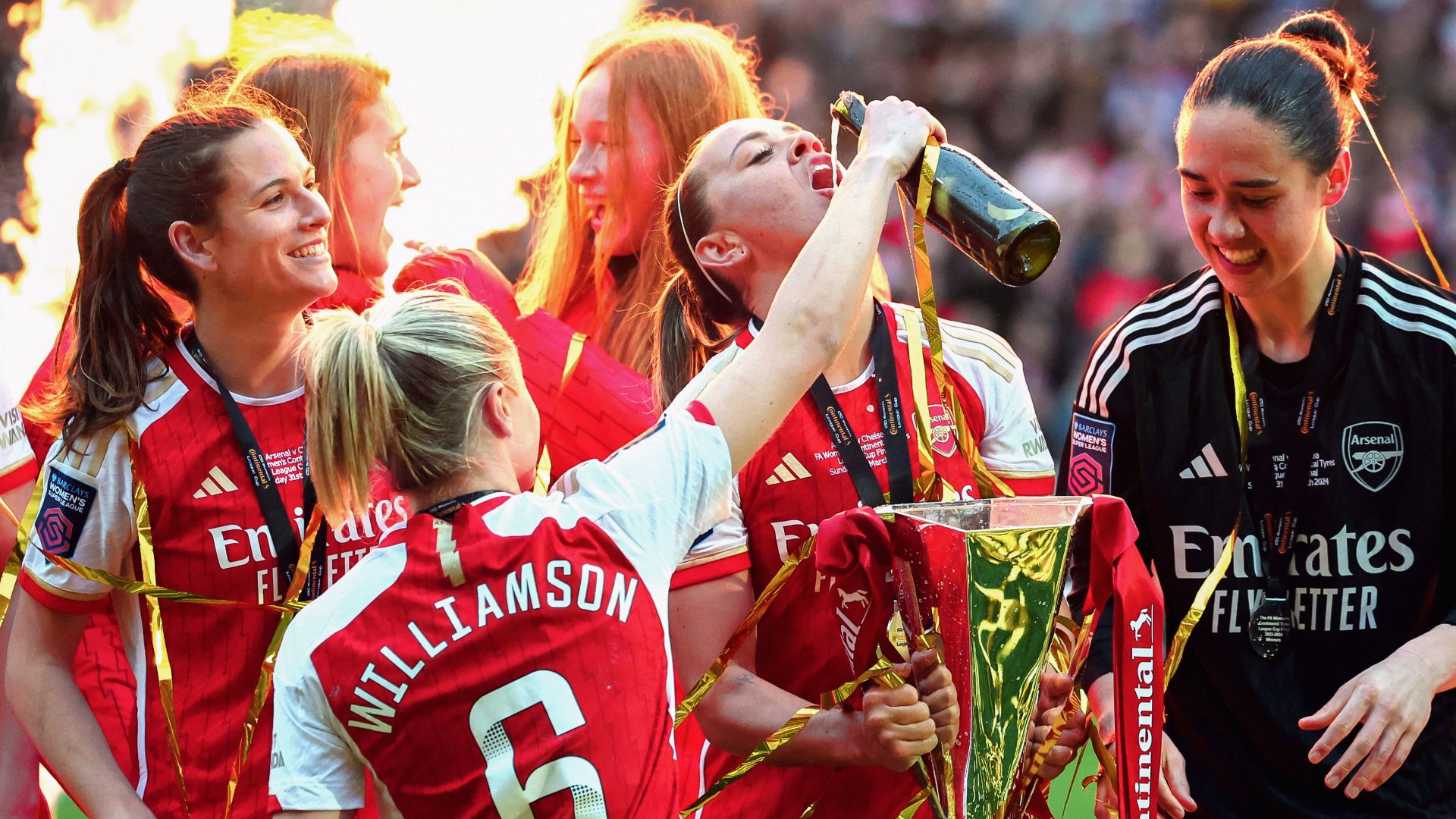 Leah Williamson Arsenal Conti Cup 2024