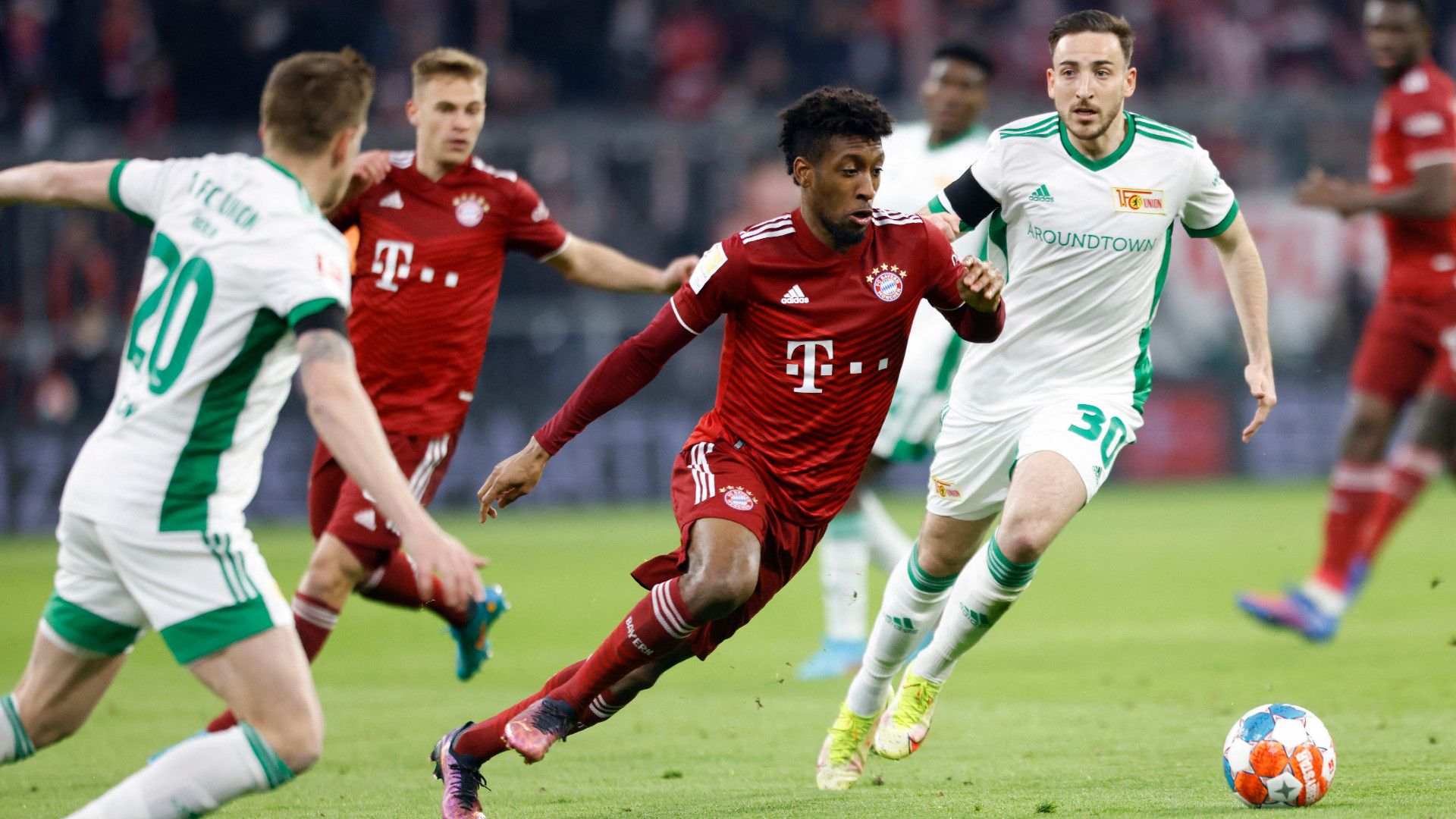 KINGSLEY COMAN BAYERN MÜNCHEN BUNDESLIGA 19032022