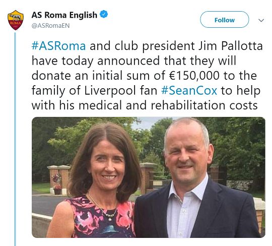 AS로마 공식 트위터