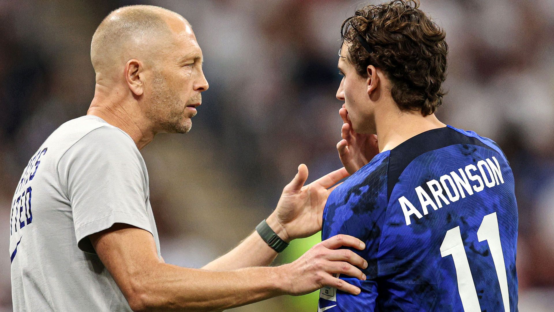 Brenden Aaronson Gregg Berhalter World Cup