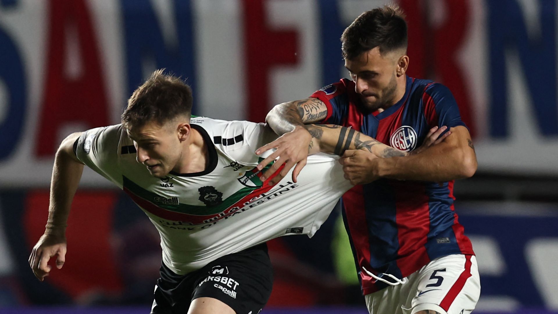jalil elias san lorenzo palestino copa sudamericana 08062023