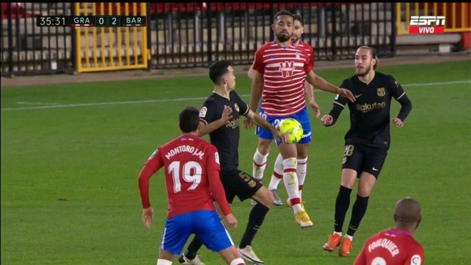 Sergio Busquets Granada Barcelona Captura TV