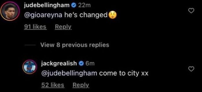 Jude Bellingham Jack Grealish sign for City