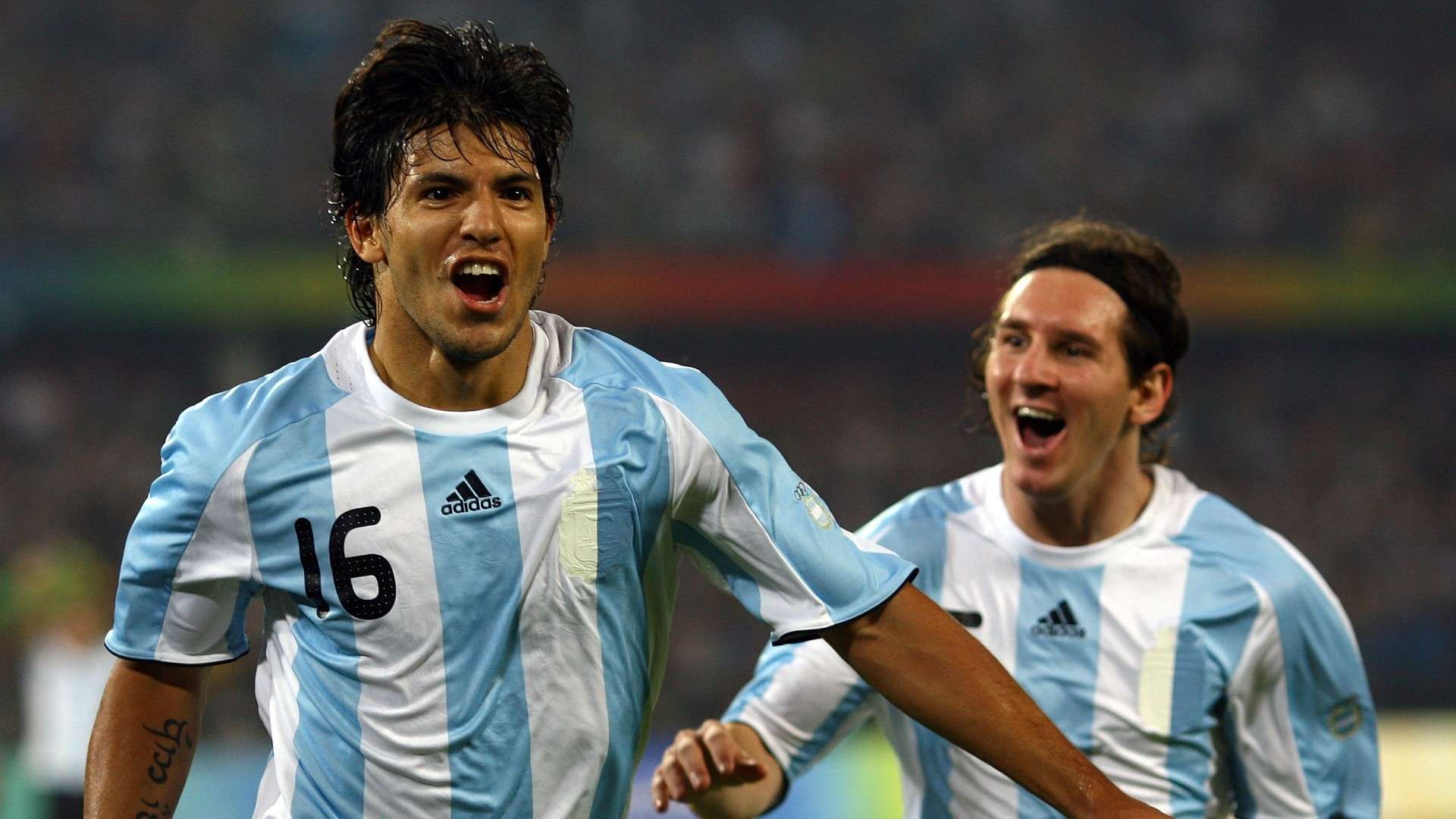 Sergio Aguero, Lionel Messi, Argentina