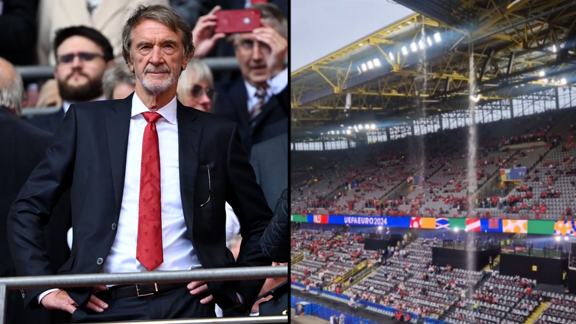 Sir Jim Ratcliffe Signal Iduna Park split 2024