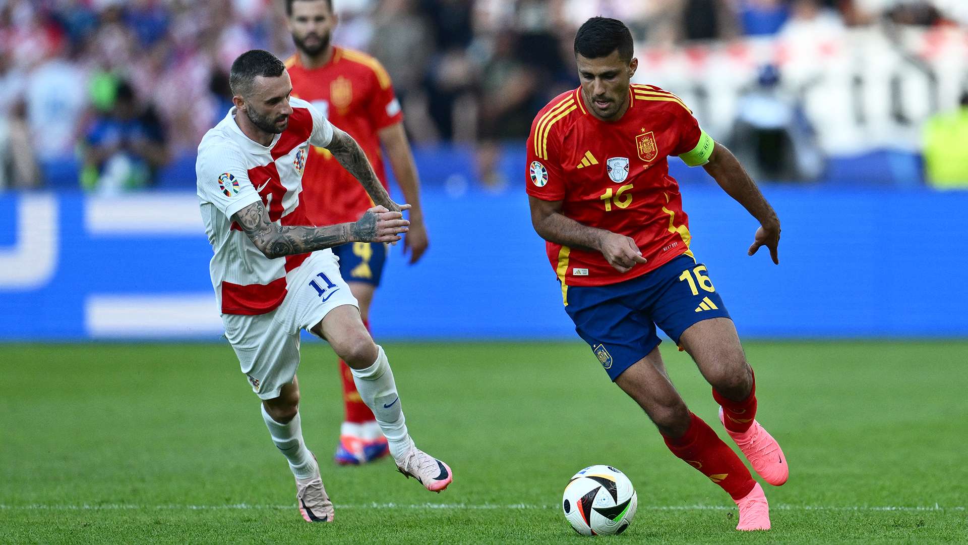 Brozovic Rodri España Croacia Euro 2024 Spain Croatia