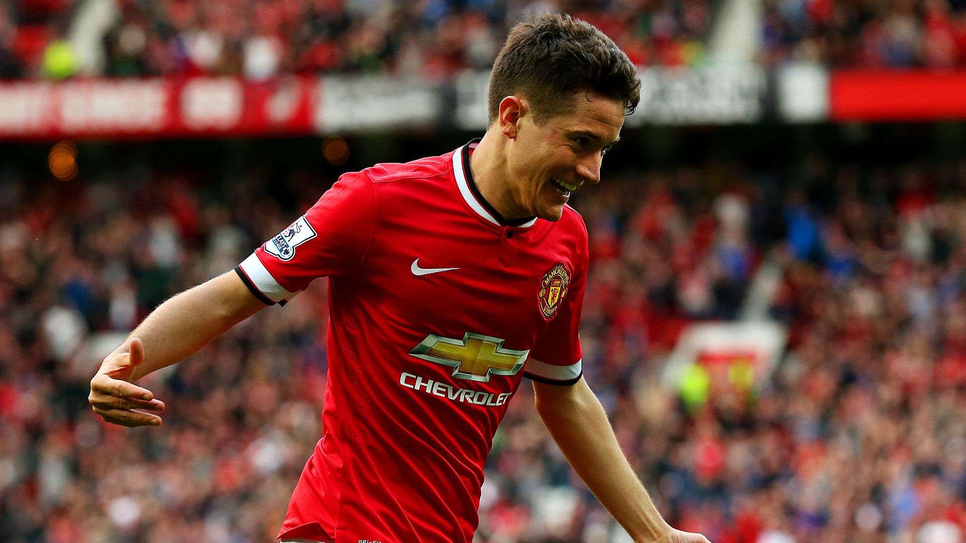 Ander Herrera Premier League Manchester United v Aston Villa