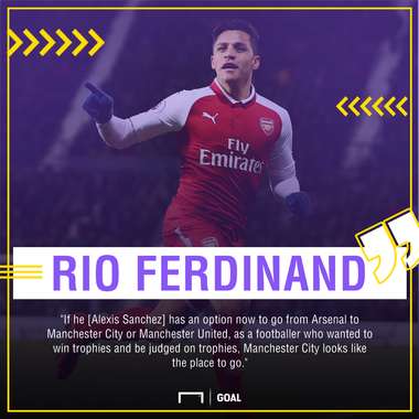 Alexis Sanchez Rio Ferdinand City over United
