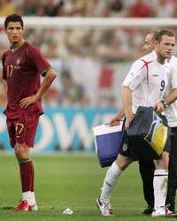 World Cup 2006 : Wayne Rooney vs Cristiano Ronaldo (England vs Portugal)