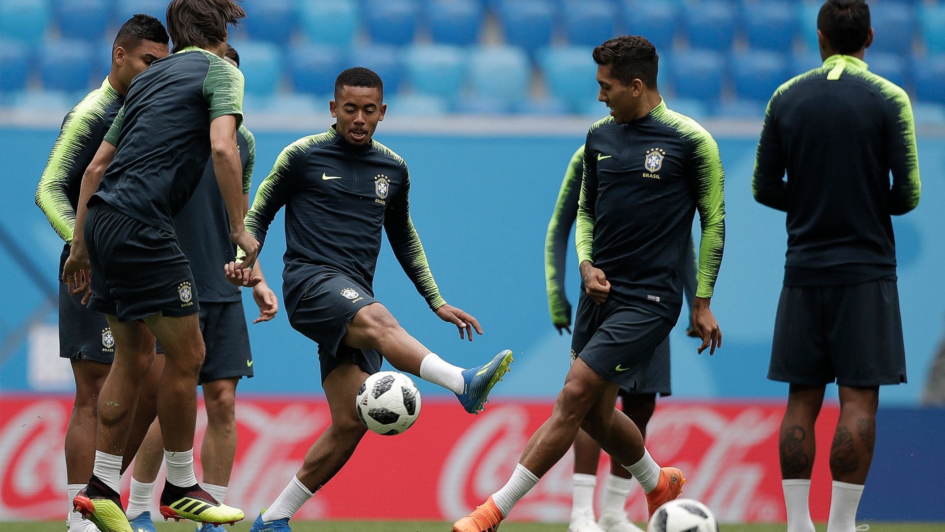 Gabriel Jesus Brasil treino Copa do Mundo 21 06 18