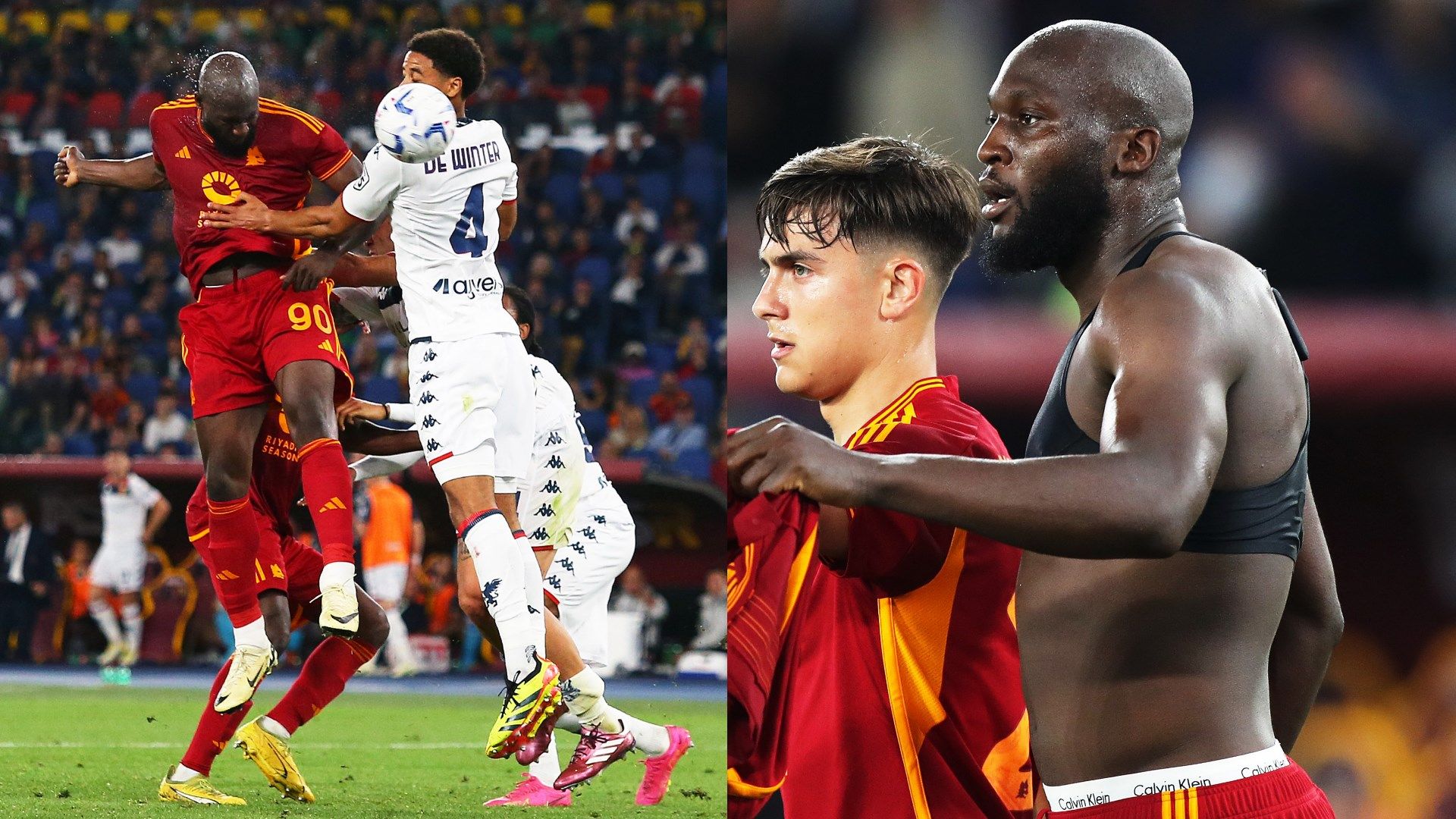 Lukaku Roma Genoa