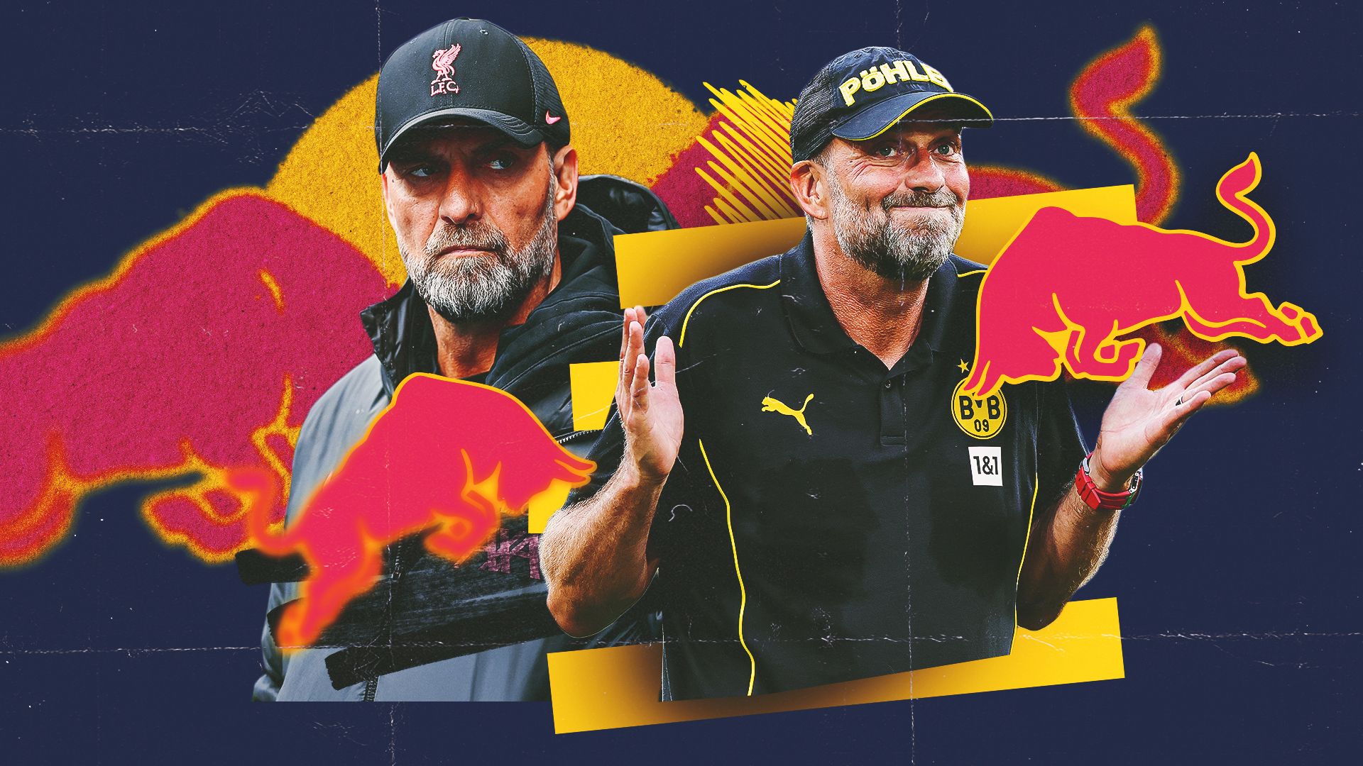 Jurgen Klopp Red Bull GFX
