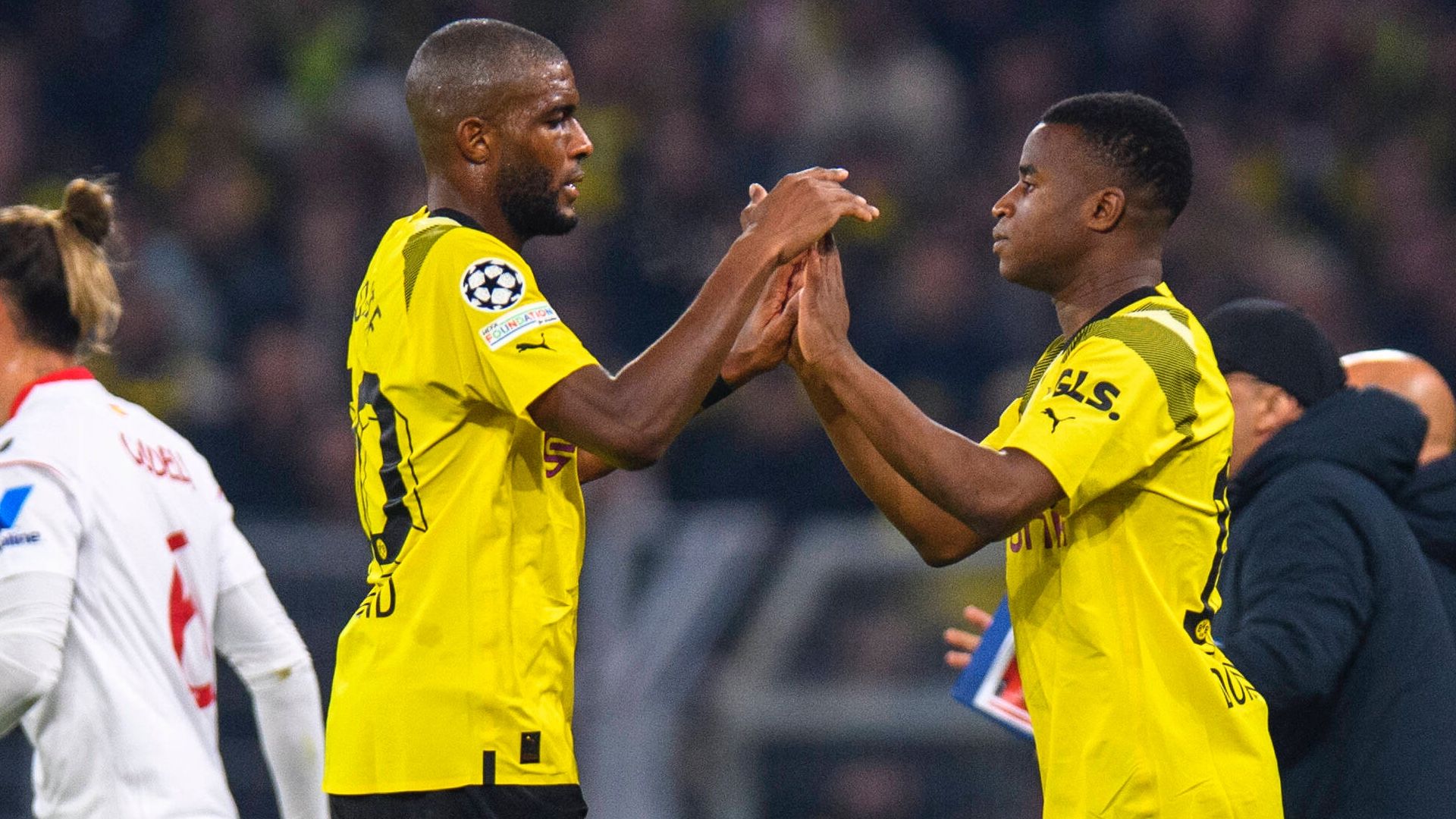 ONLY GERMANY Anthony Modeste Youssoufa Moukoko Borussia Dortmund Sevilla 2022