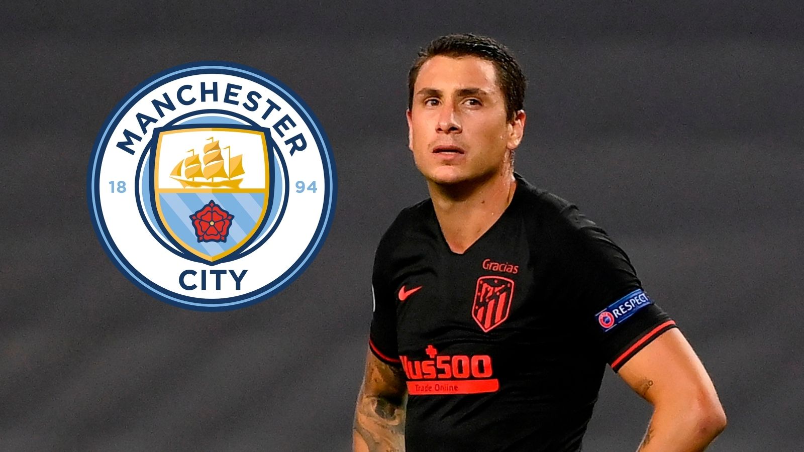 Jose Gimenez Manchester City composite