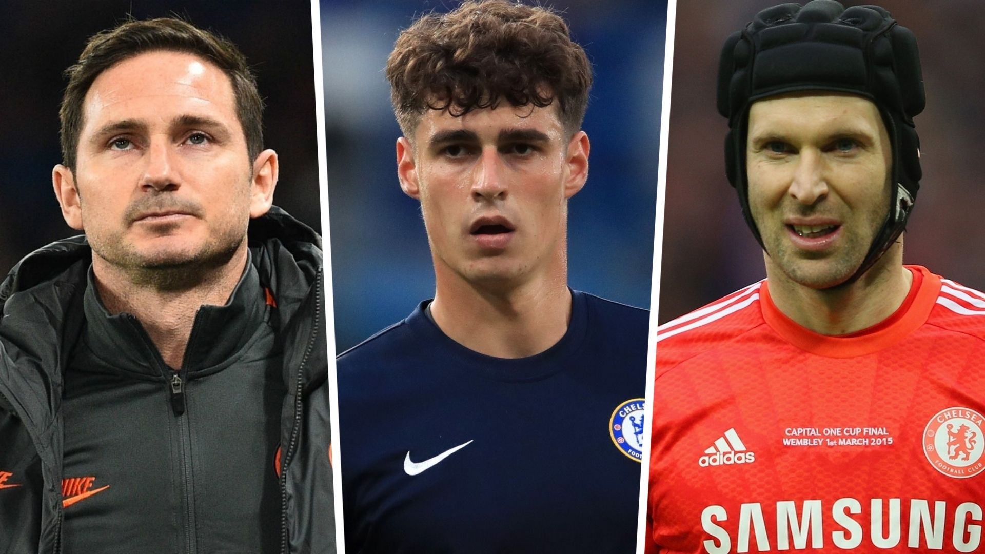 Frank Lampard, Kepa, Petr Cech, Chelsea