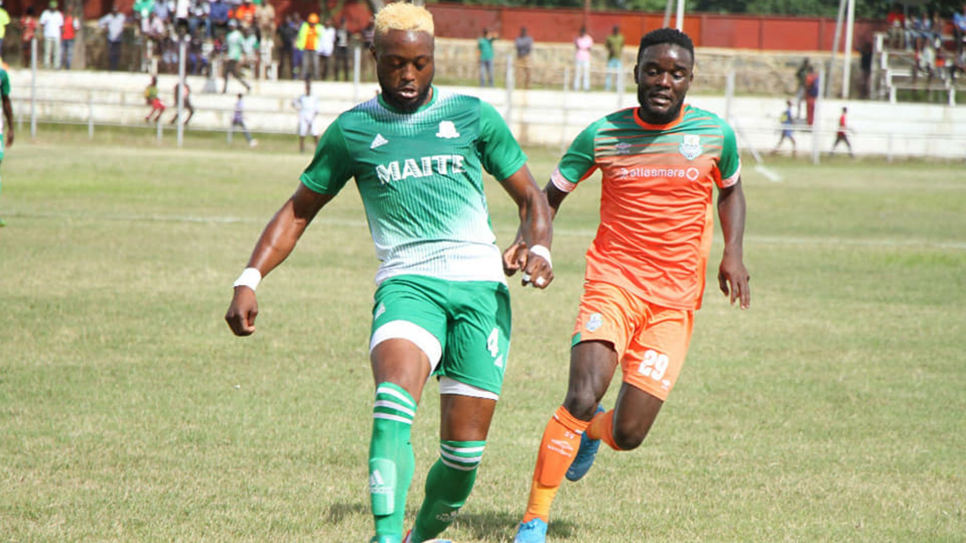 John Makwatta of Zesco United vs Mfulira Wanderers.