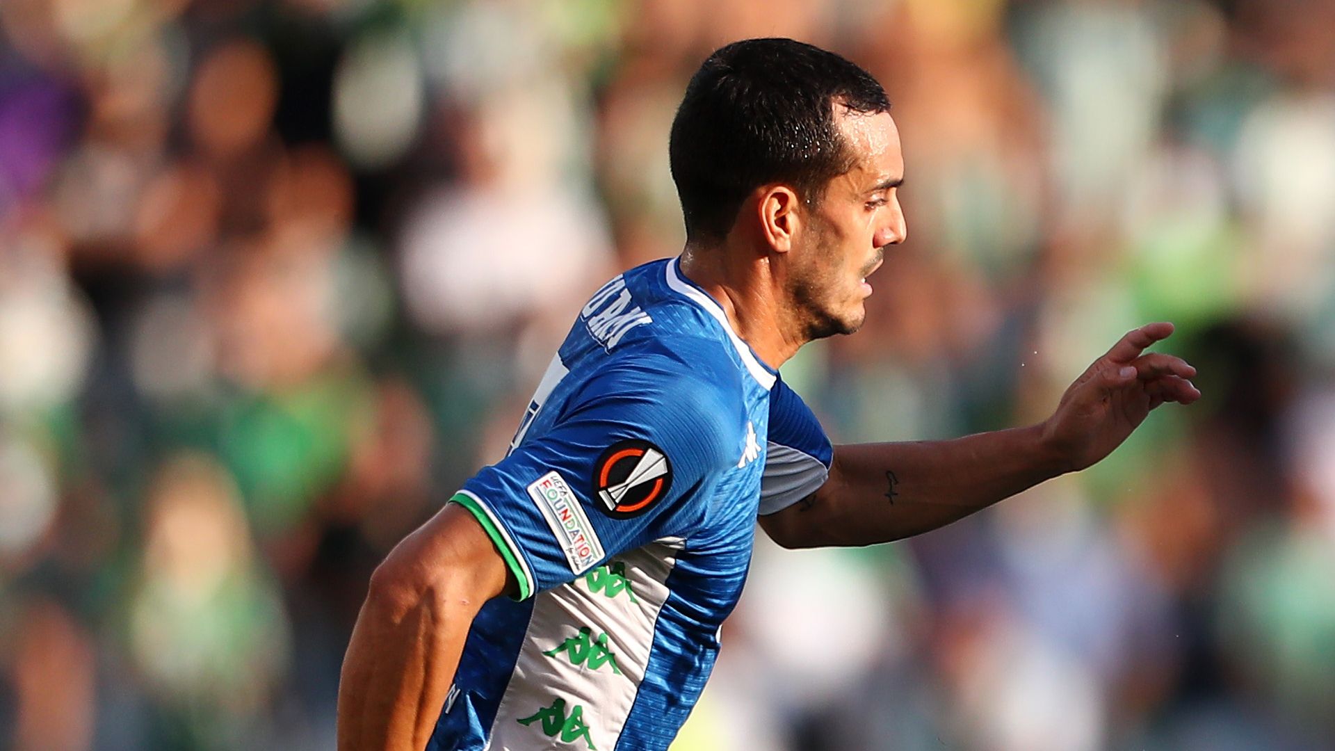 Betis con su equipación azul