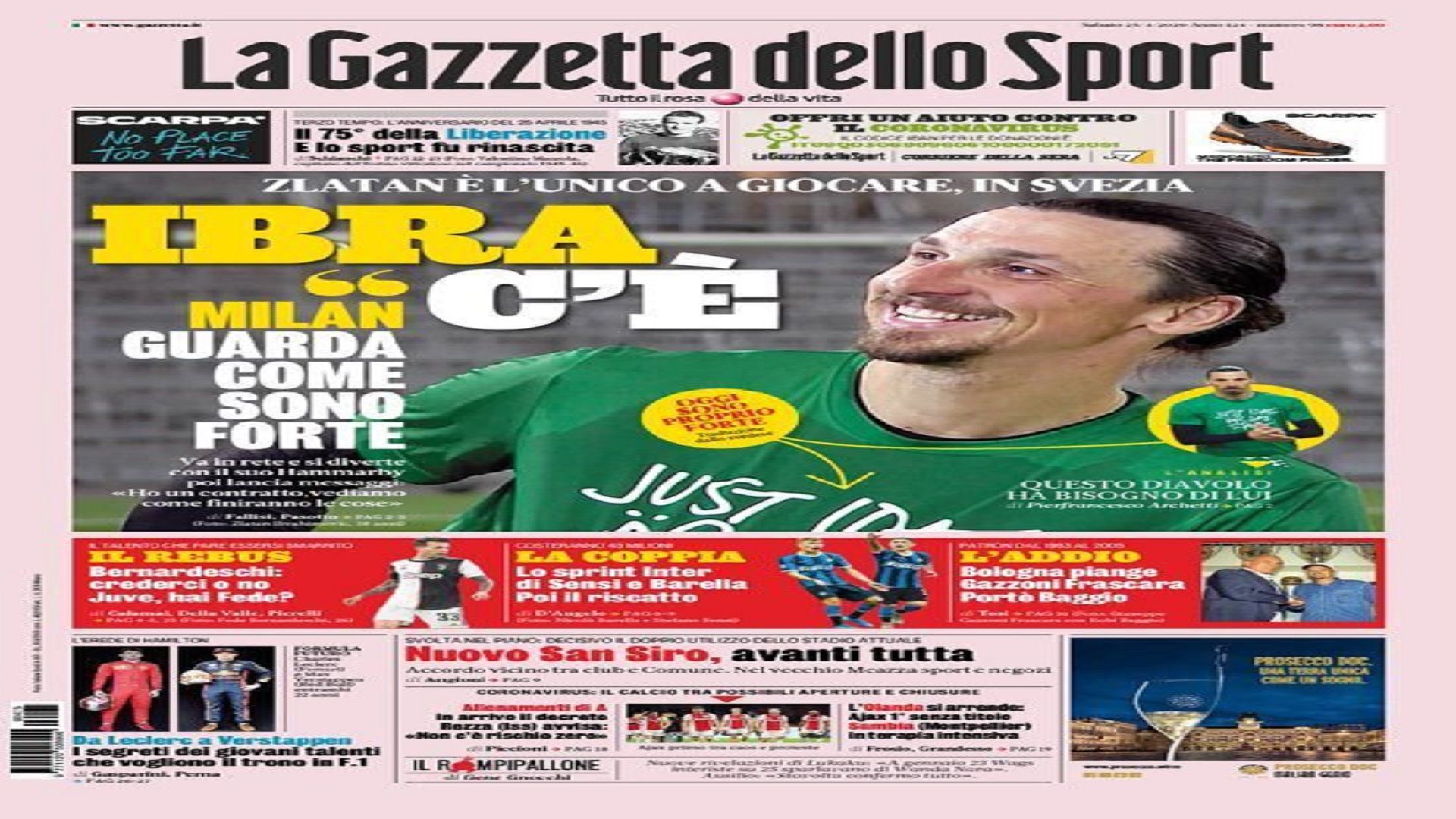 25 April Gazzetta