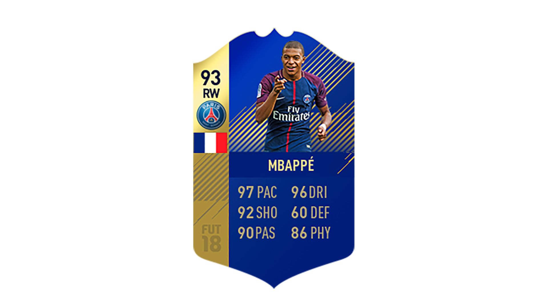 FIFA 18 Ligue 1 Team of the Season Mbappe