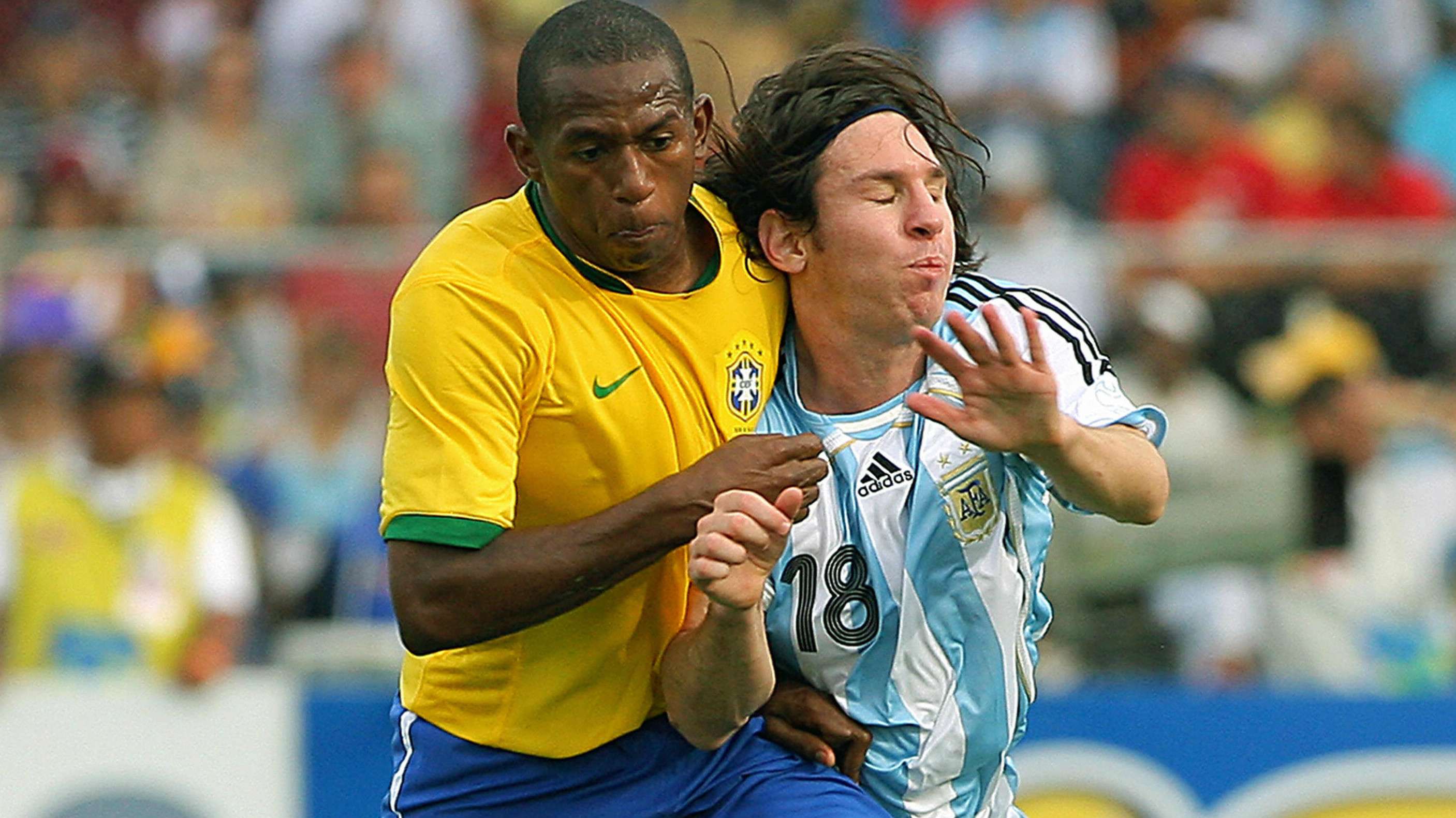 Lionel Messi Argentina Mineiro Brazil Copa America 15072007