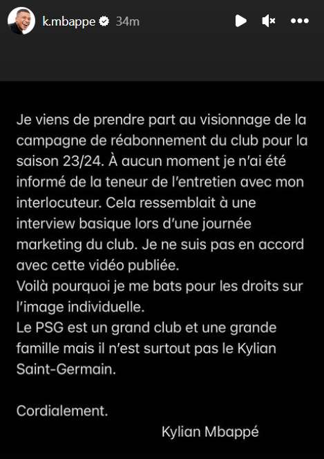 Kylian Mbappe not Kylian Saint-Germain