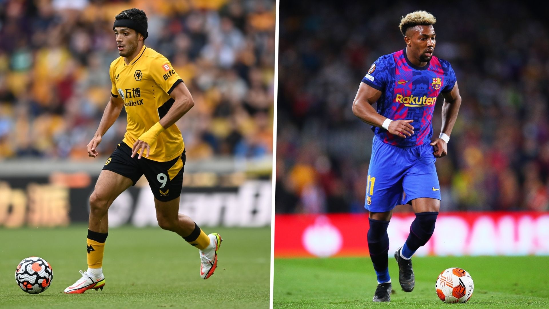 Raúl Jiménez Adama Traoré Wolves Barcelona