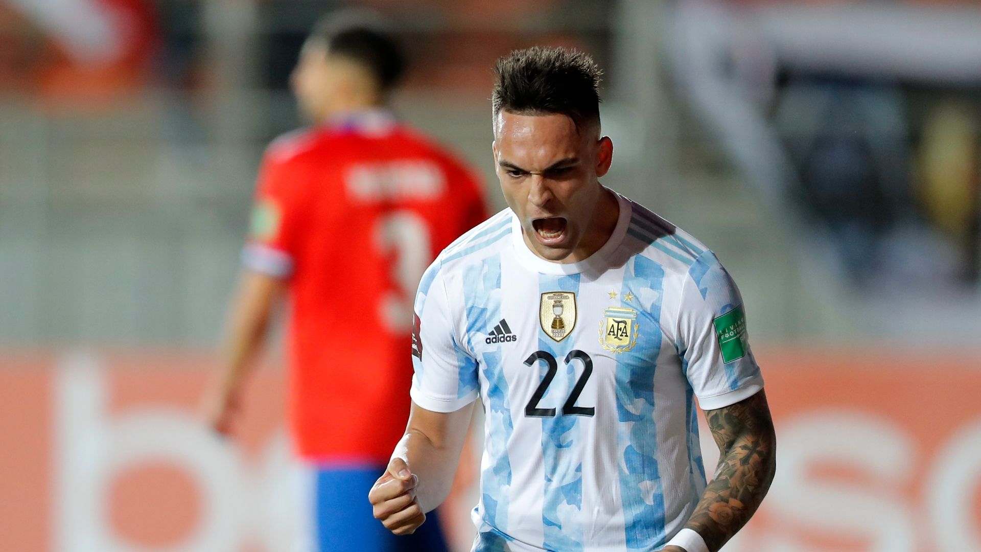 Lautaro Martínez Chile Argentina 27012022