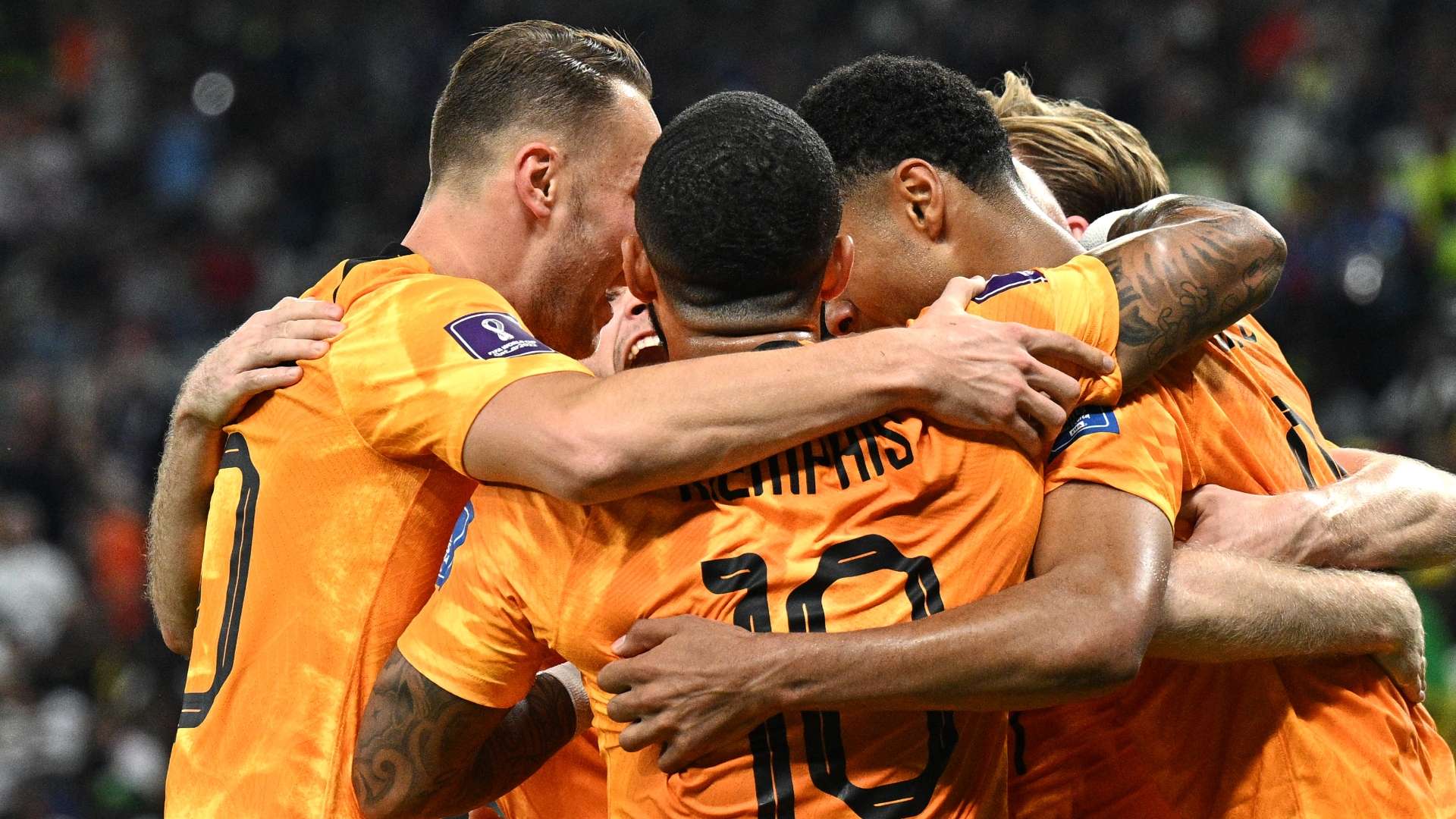 Netherland celebrating World Cup