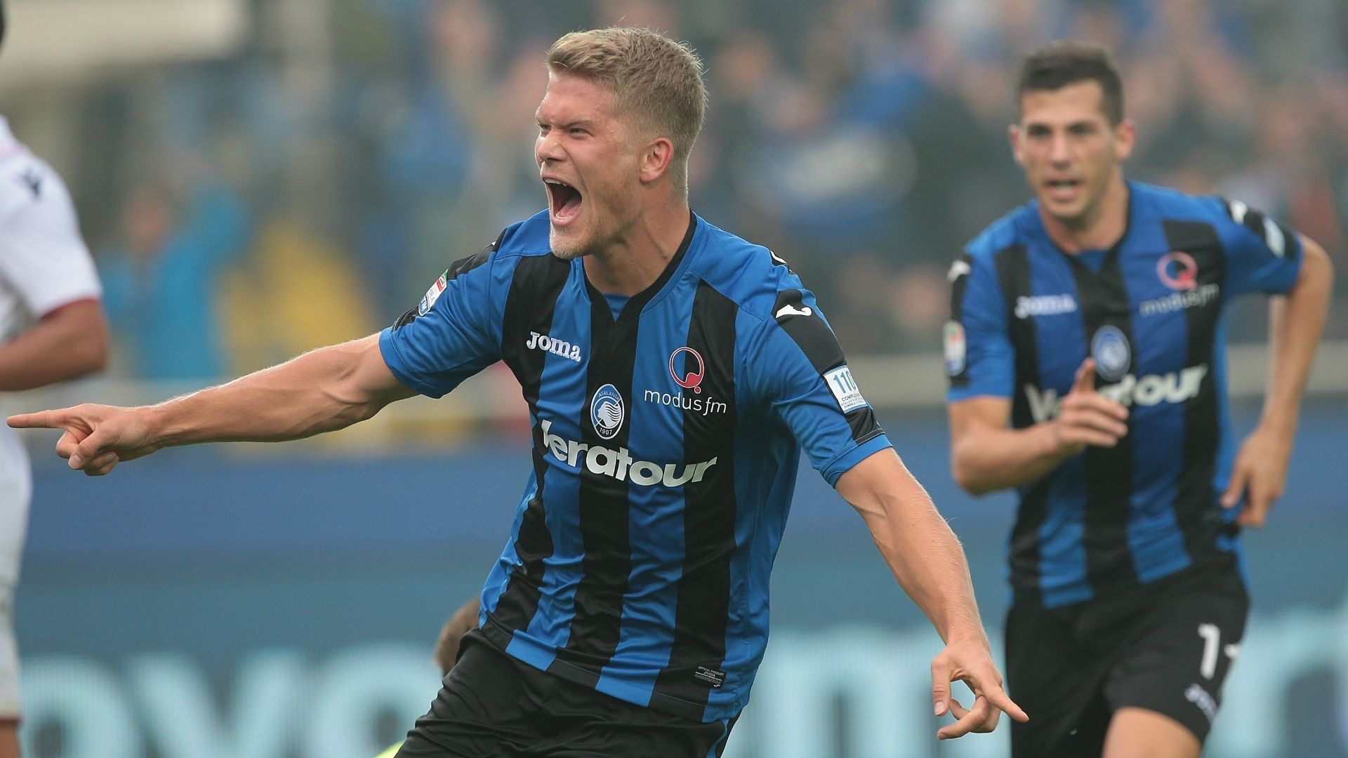 Andreas Cornelius Atalanta Bologna Serie A 10222017