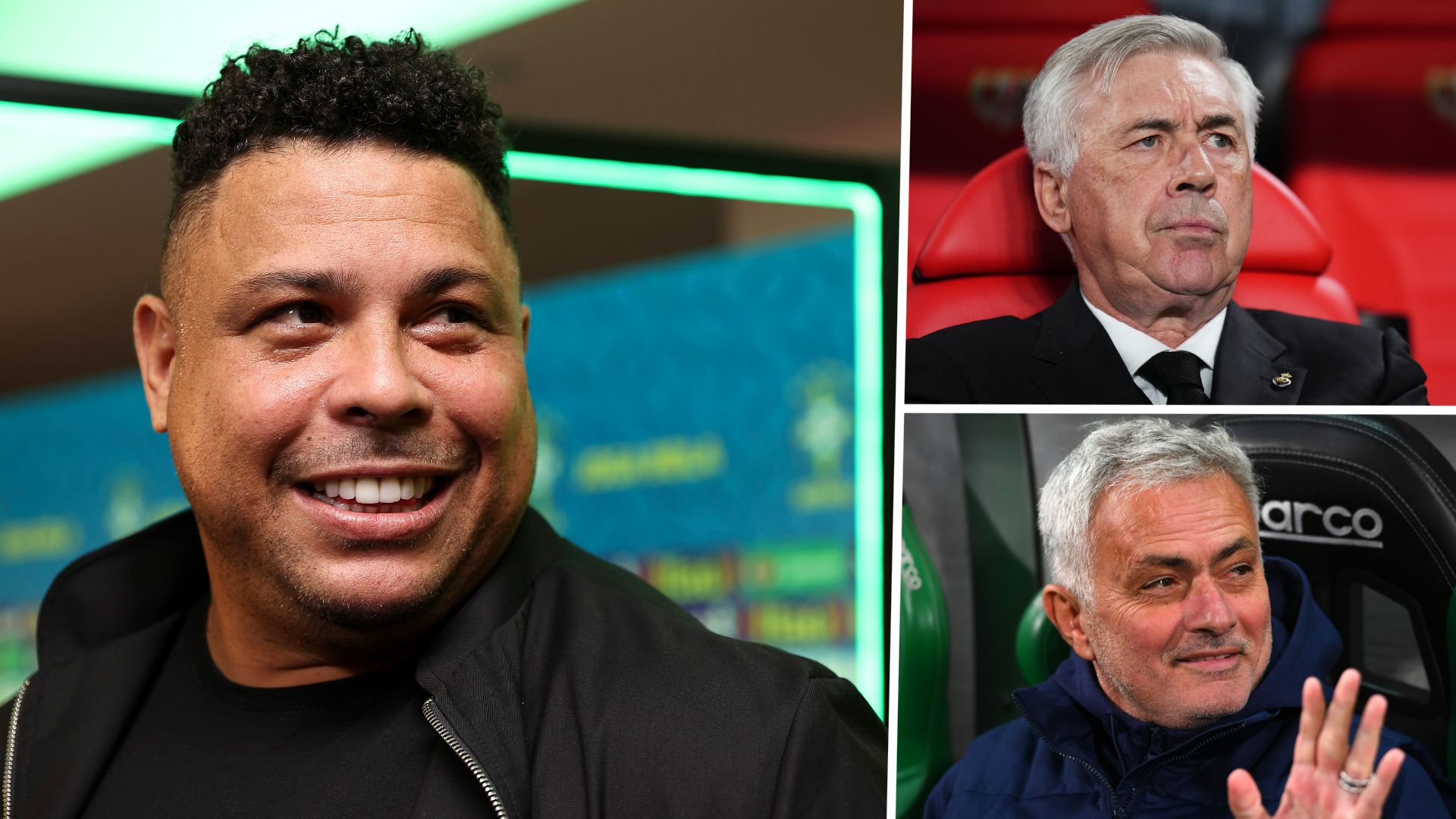 Ronaldo-Ancelotti-Mourinho split