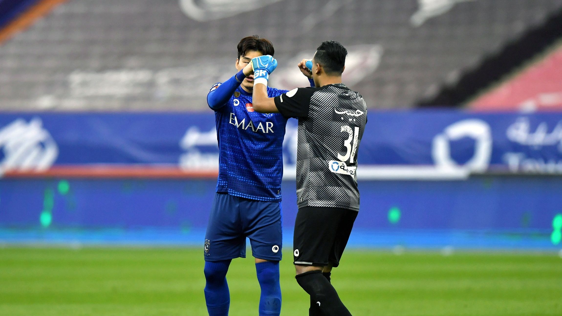 حبيب الوطيان - جانج هيون سوو - الهلال