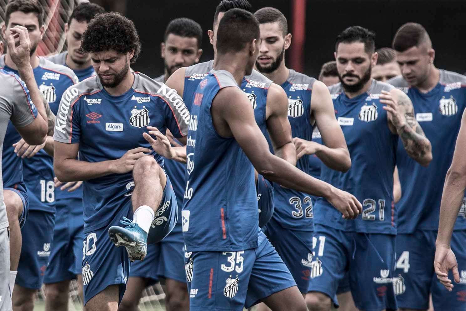 Elenco Santos Treino