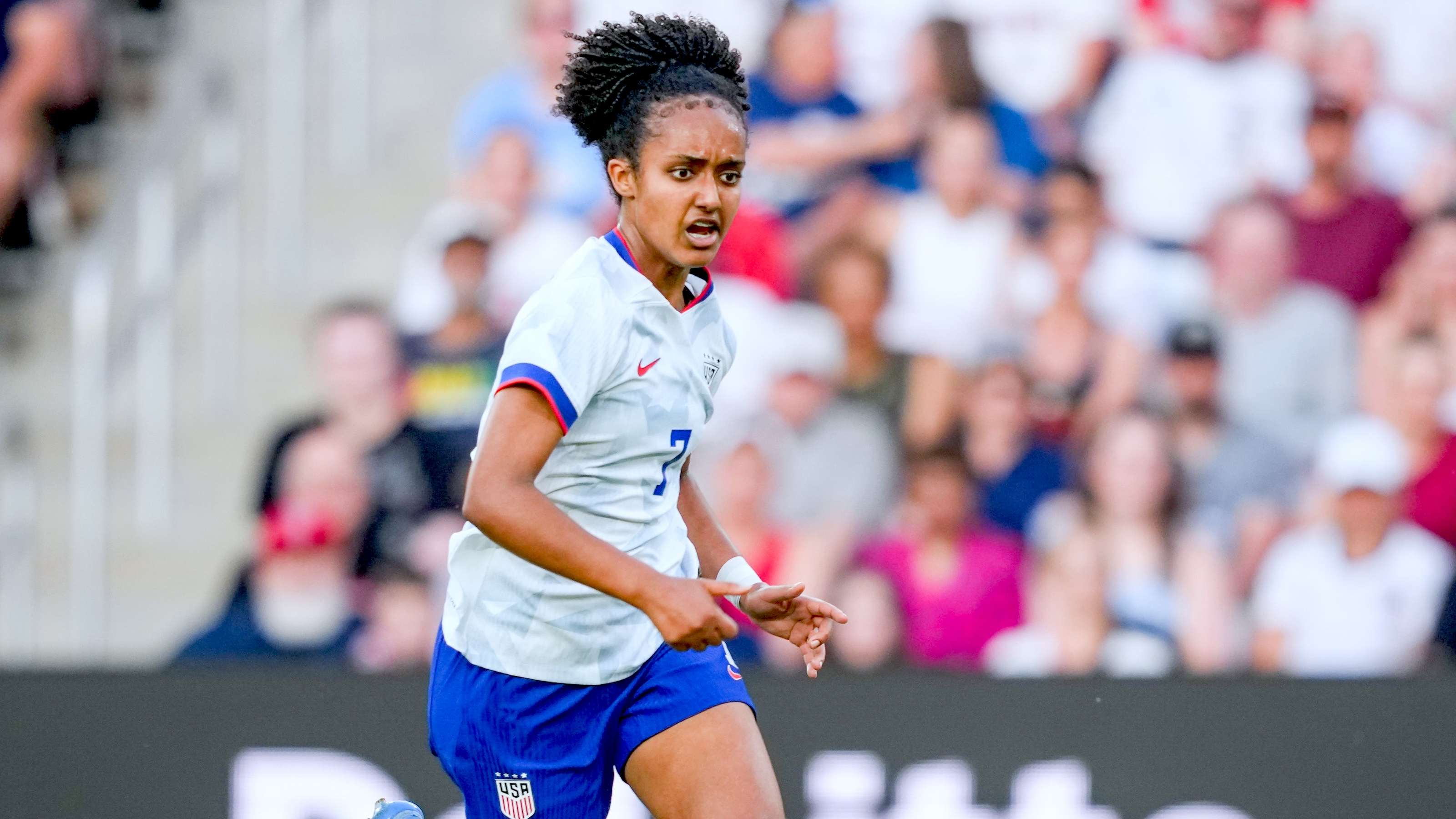 Lily Yohannes USWNT vs Jamaica