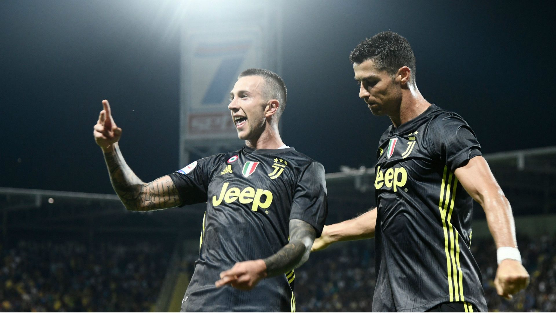 Bernardeschi Ronaldo Frosinone Juventus