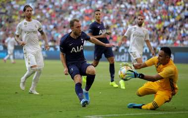 Keylor Navas Real Madrid Tottenham Audi Cup