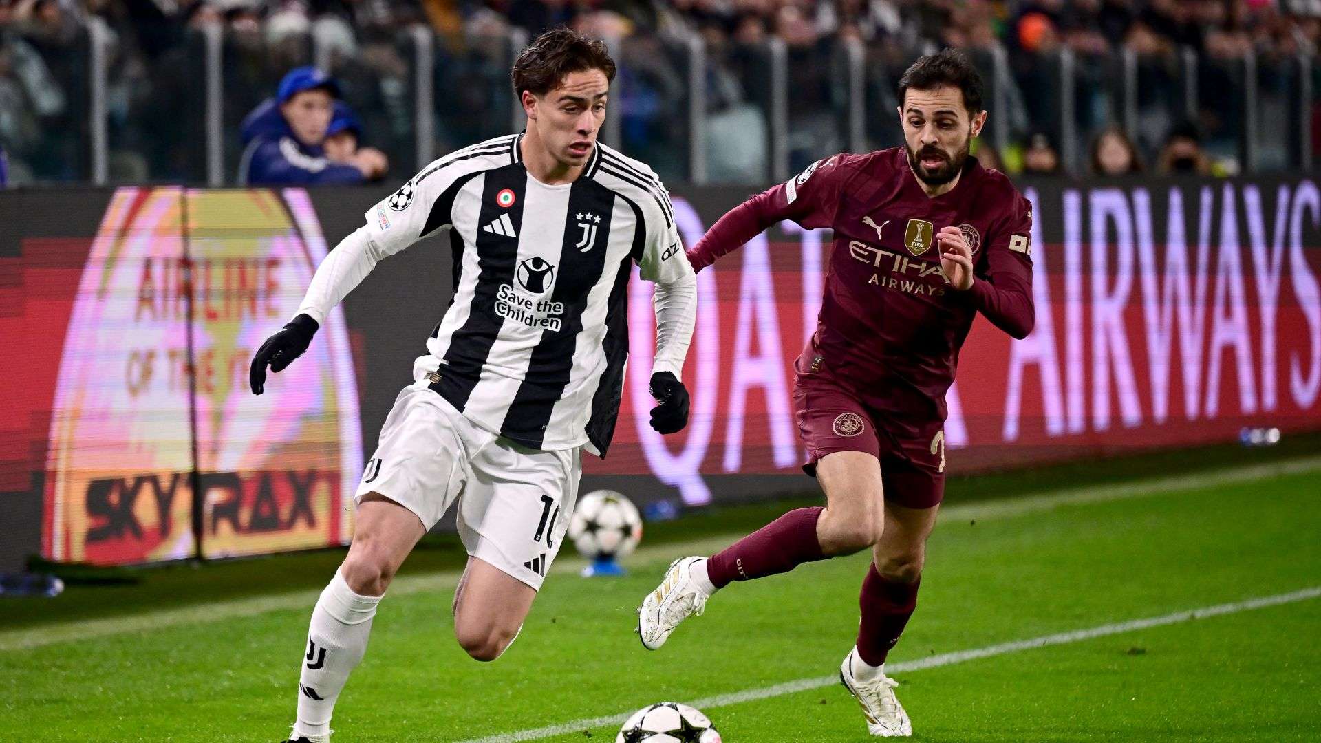 Kenan Yildiz Juventus Manchester City Champions League