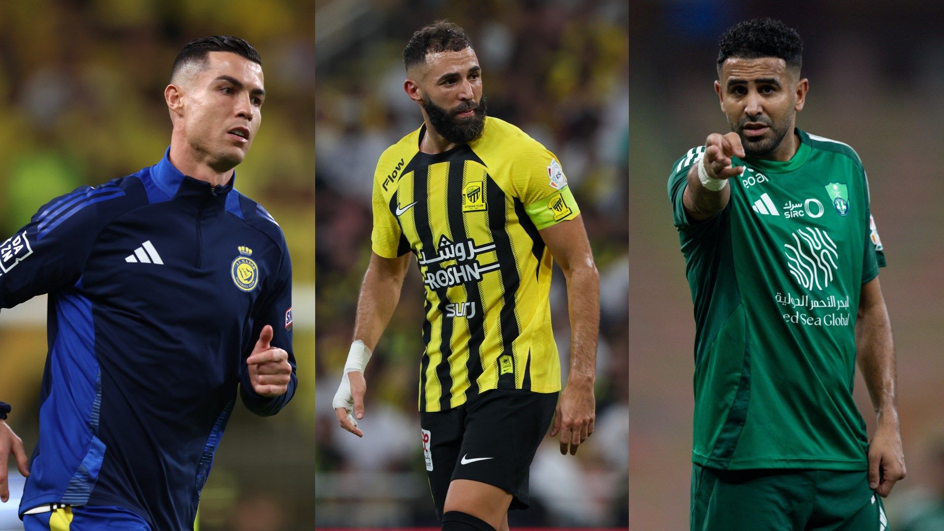 Riyad Mahrez Ahli Benzema Ittihad Ronaldo Nassr 2024-2025