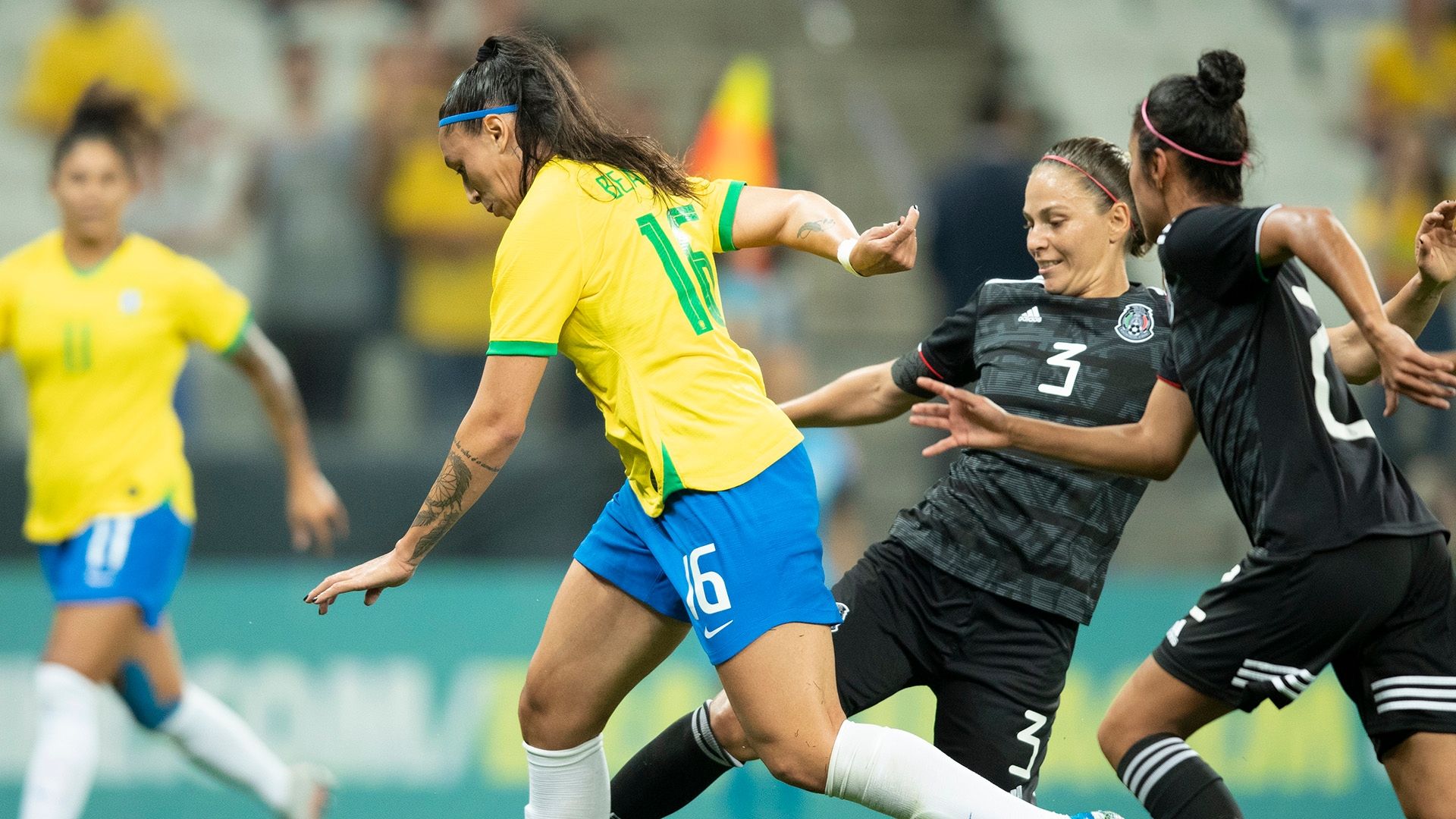 Bia Zaneratto Brasil México amistoso feminino 12 12 2019