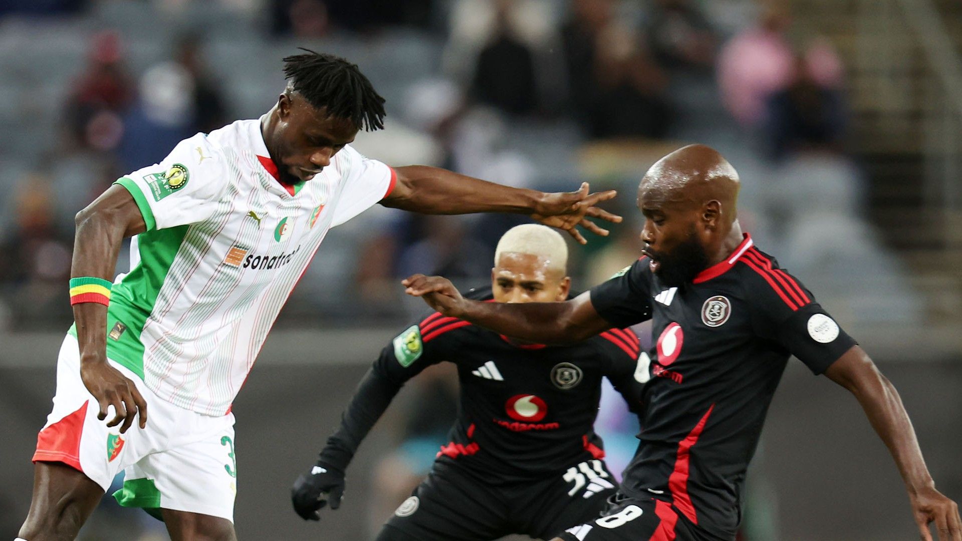 Mohamed Saliou Bangoura, Makhehleni Makhaula and Deono Van Rooyen