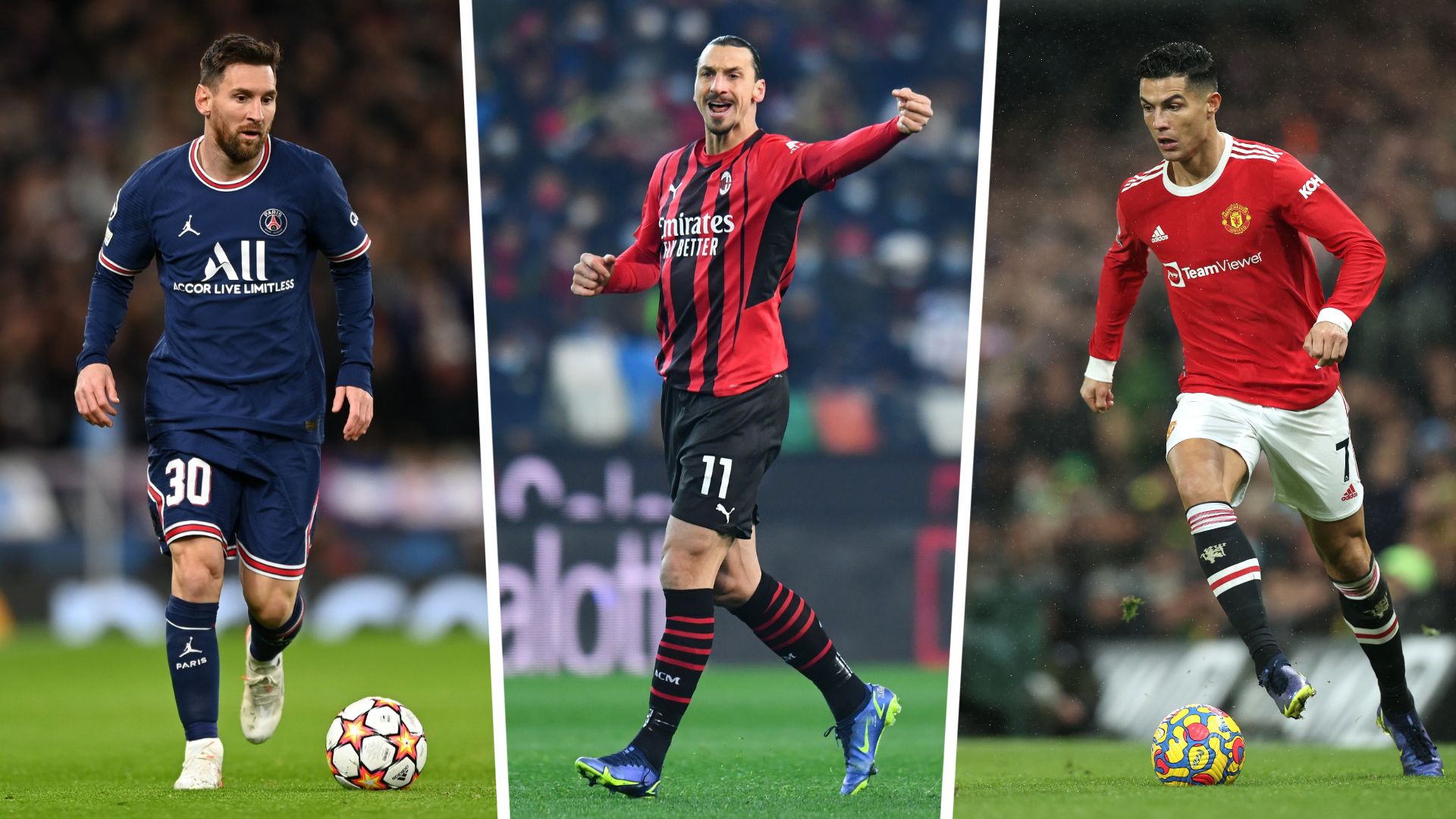 Messi Ibrahimovic Ronaldo GFX