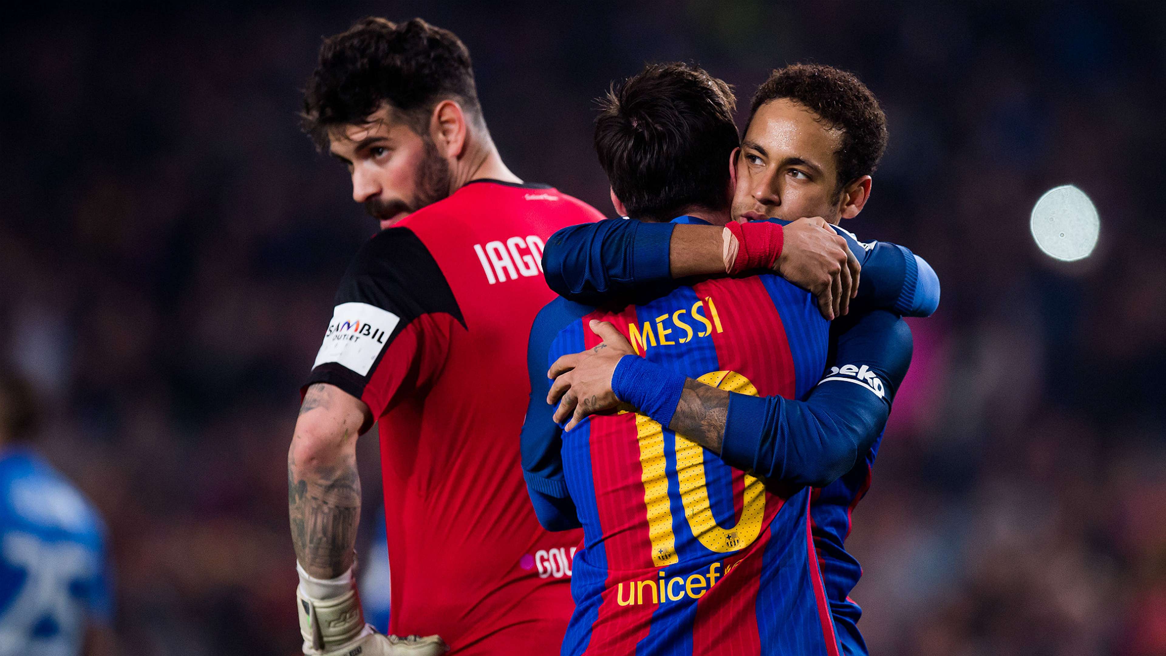 Lionel Messi Neymar Barcelona Leganes LaLiga 19022017