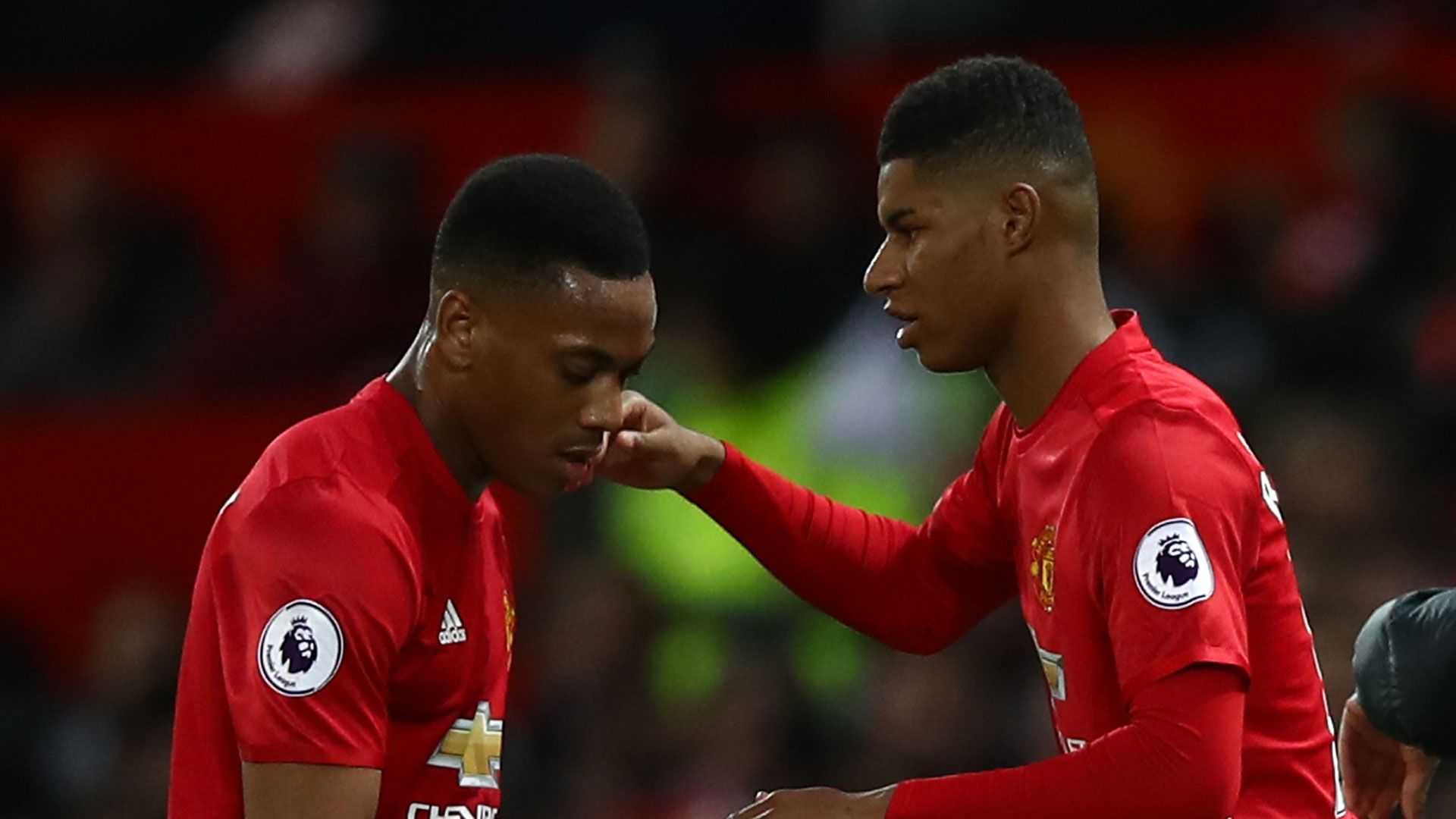 Anthony Martial, Marcus Rashford 12112016