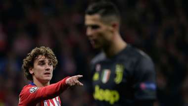 Antoine Griezmann Cristiano Ronaldo Atletico Madrid Juventus