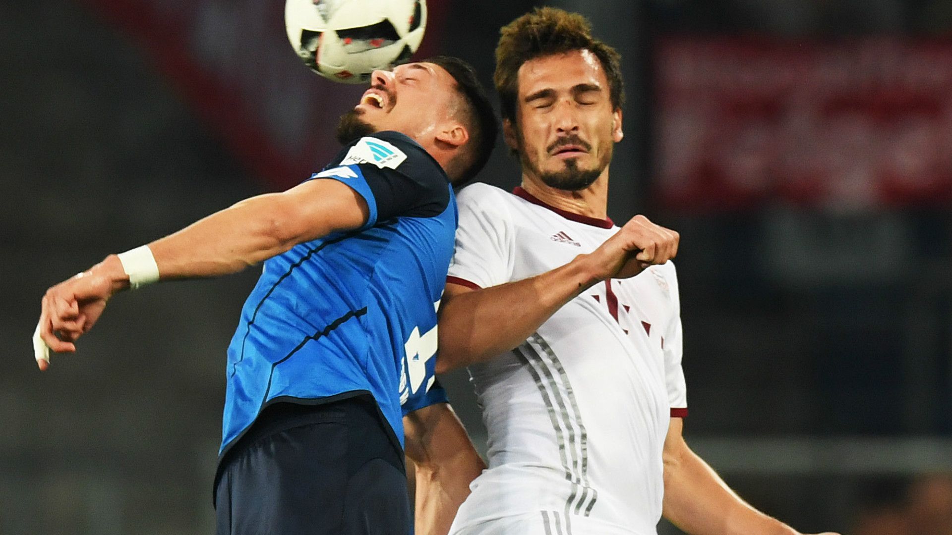 SANDRO WAGNER HOFFENHEIM MATS HUMMELS BAYERN MÜNCHEN GERMAN BUNDESLIGA 04042017