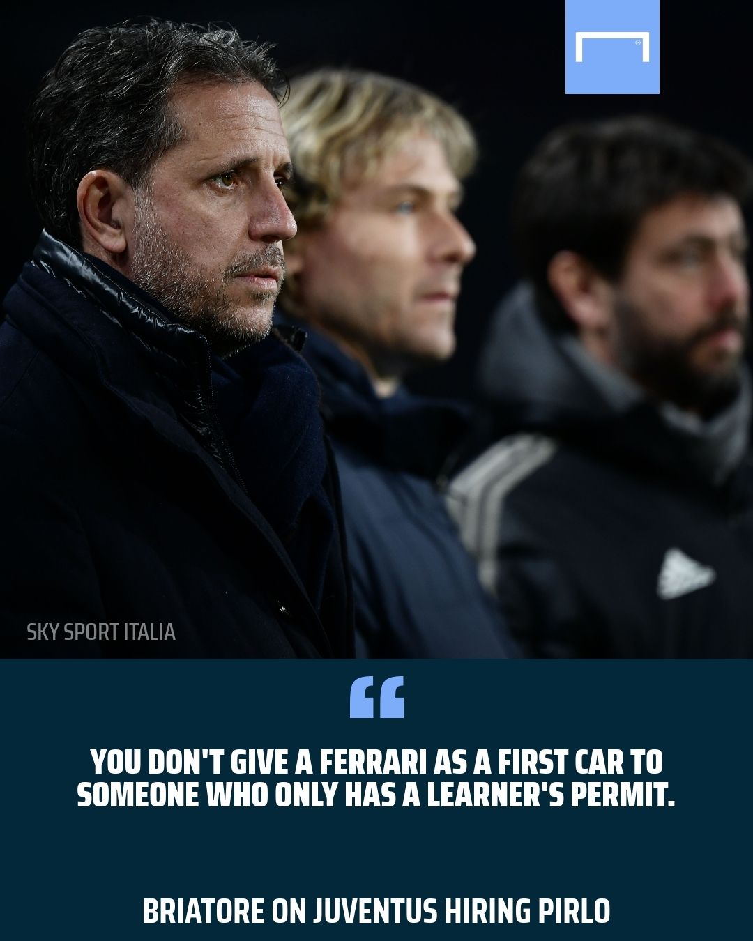 Flavio Briatore Andrea Pirlo Fabio Paratici Pavel Nedved Juventus GFX