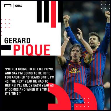 Gerard Pique Carles Puyol Barcelona PS