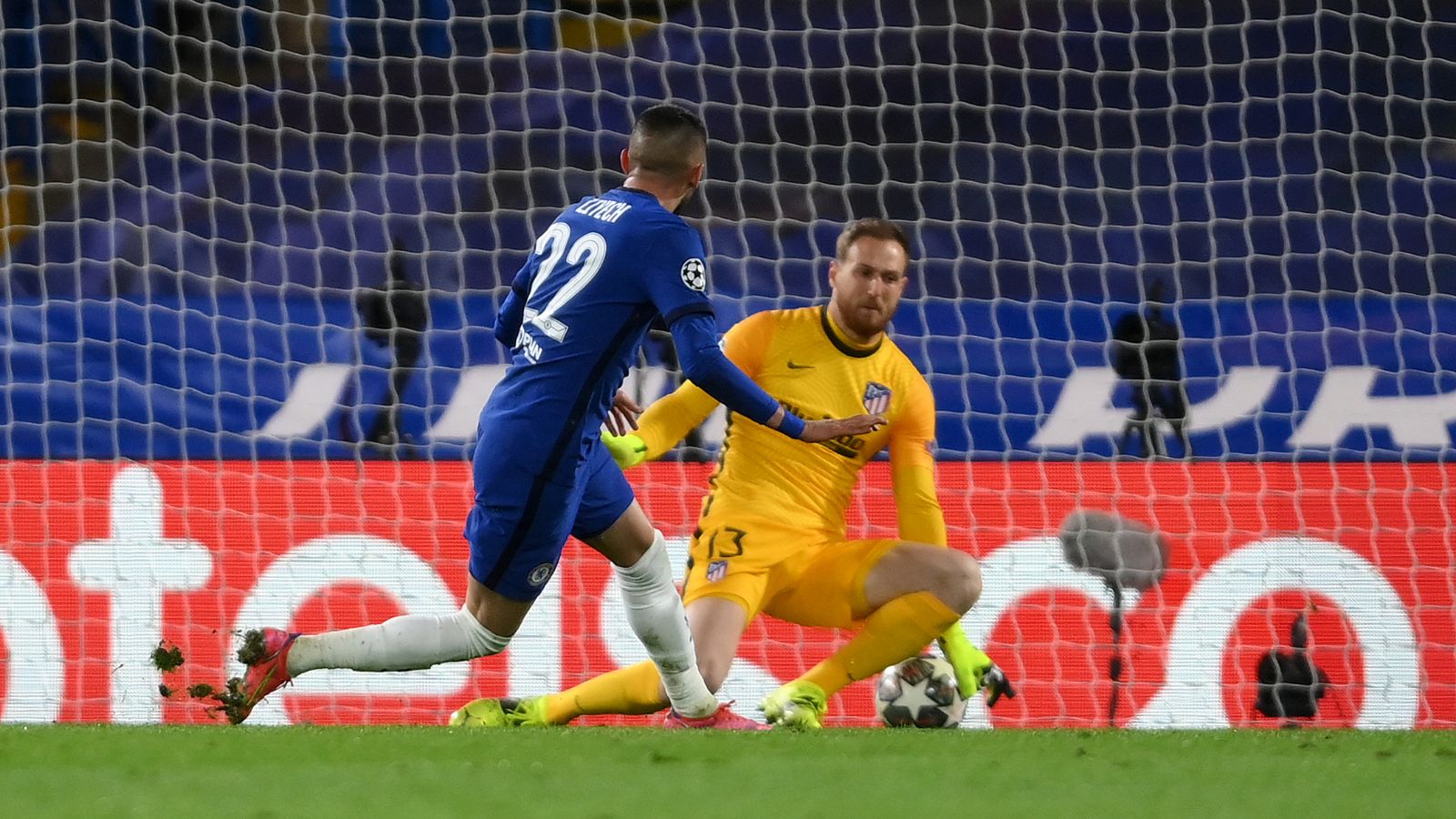 Oblak Ziyech Chelsea Atletico Madrid Champions Leagu