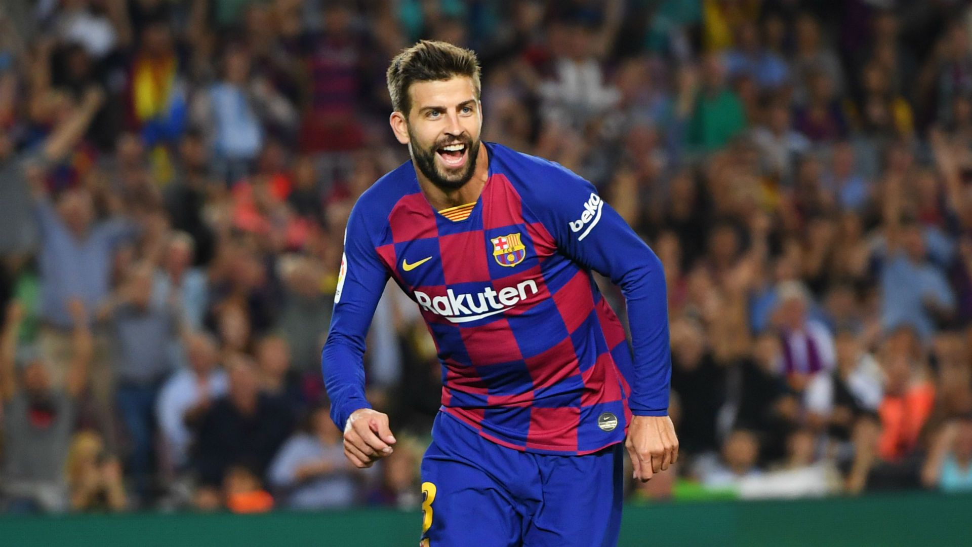 Gerard Pique Barcelona Valencia La Liga 2019