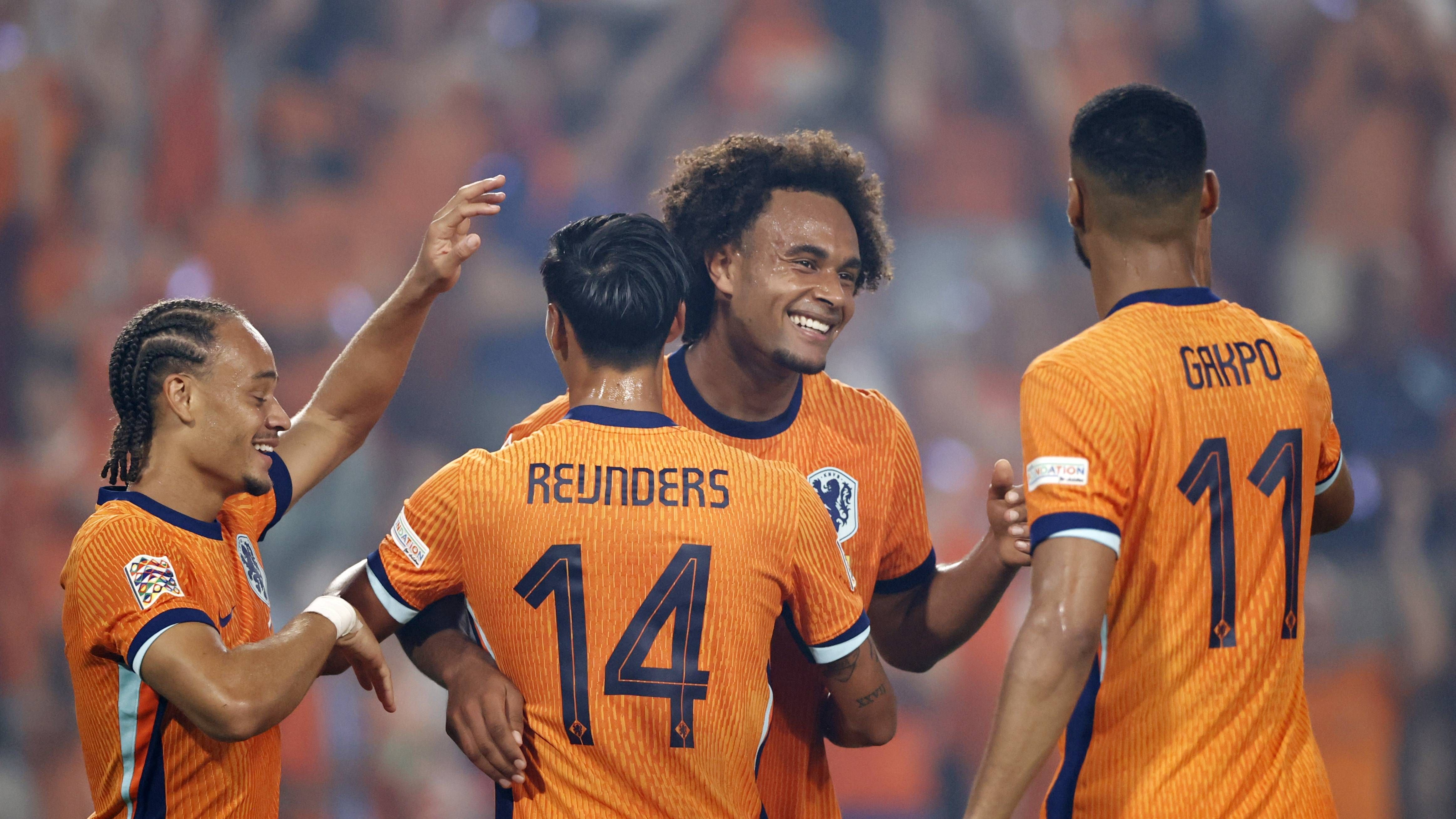 Zirkzee Reijnders Gakpo Simons