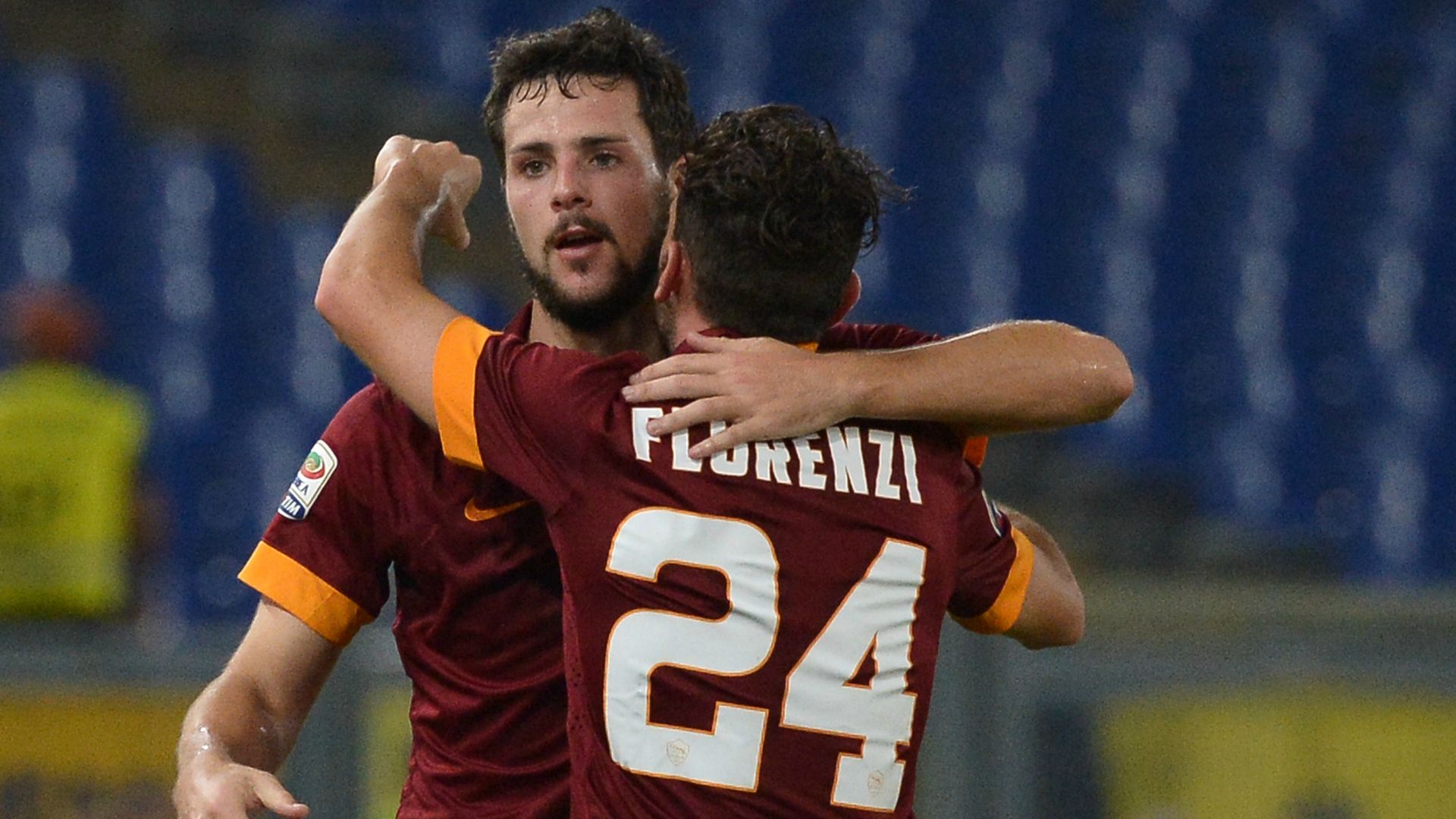 Alessandro Florenzi Mattia Destro Roma Verona